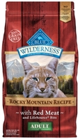Blue Buffalo BLUE Wilderness Dry Cat Food Rocky Mountain Recipe, Red Meat, 4 lbs