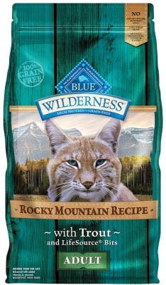 Blue Buffalo BLUE Wilderness Dry Cat Food Rocky Mountain Recipe, Trout, 10 lbs