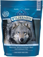 Blue Buffalo BLUE Wilderness Dry Dog Food, Chicken, 4.5 lbs