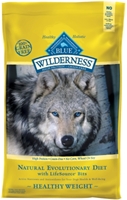 Blue Buffalo BLUE Wilderness Dry Dog Food Healthy Weight Recipe, Chicken, 24 lbs