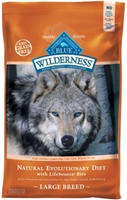 Blue Buffalo BLUE Wilderness Dry Dog Food Large Breed Recipe, Chicken, 24 lbs