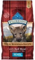 Blue Buffalo BLUE Wilderness Dry Dog Food Rocky Mountain Puppy Recipe, Red Meat, 4 lbs