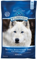 Blue Buffalo BLUE Wilderness Dry Dog Food Senior Recipe, Chicken, 24 lbs