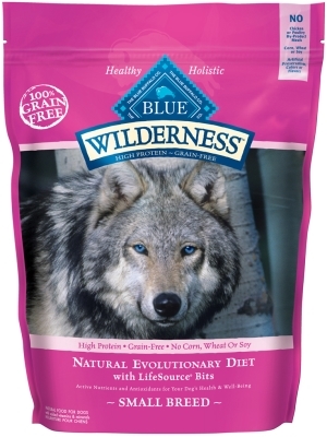 Blue Buffalo BLUE Wilderness Dry Dog Food Small Breed Recipe, Chicken, 4.5 lbs