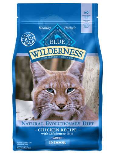 Blue Buffalo BLUE Wilderness Dry Indoor Cat Food, Chicken, 11 lbs