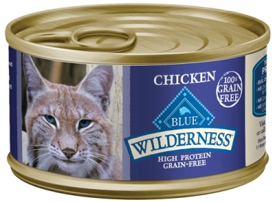 Blue Buffalo BLUE Wilderness Wet Cat Food, Chicken, 3 oz, 24 Pack