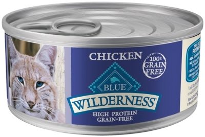 Blue Buffalo BLUE Wilderness Wet Cat Food, Chicken, 5.5 oz, 24 Pack
