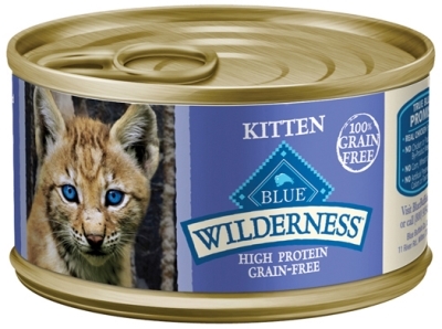 Blue Buffalo BLUE Wilderness Wet Cat Food Kitten Recipe, Chicken, 3 oz, 24 Pack