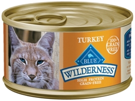 Blue Buffalo BLUE Wilderness Wet Cat Food, Turkey, 3 oz, 24 Pack