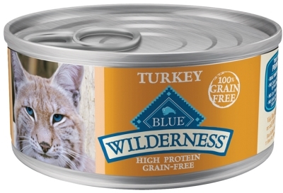 Blue Buffalo BLUE Wilderness Wet Cat Food, Turkey, 5.5 oz, 24 Pack