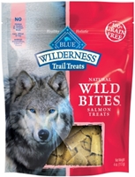 Blue Buffalo BLUE Wilderness Wild Bites Dog Treats,Salmon, 4 oz