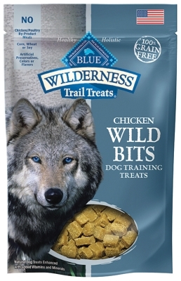 Blue Buffalo BLUE Wilderness Wild Bits Dog Training Treats,Chicken, 4 oz