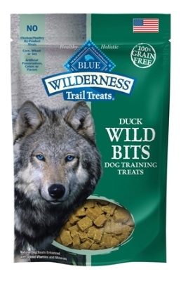 Blue Buffalo BLUE Wilderness Wild Bits Dog Training Treats,Duck, 4 oz