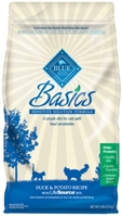 Blue Buffalo Dry Cat Food Basics, Duck & Potato, 5 lbs