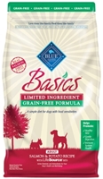 Blue Buffalo Dry Dog Food Basics Grain,Free Adult Recipe, Salmon & Potato, 11 lbs