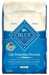 Blue Buffalo Dry Dog Food Life Protection Formula Adult Recipe, Chicken & Rice, 30 lbs