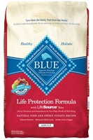 Blue Buffalo Dry Dog Food Life Protection Formula Adult Recipe, Fish & Sweet Potato, 15 lbs