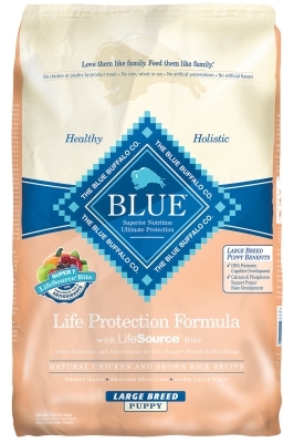 Blue Buffalo Dry Dog Food Life Protection Formula Large Breed Puppy Recipe, Chicken & Rice, 30 lbs