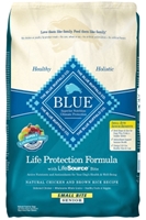 Blue Buffalo Dry Dog Food Life Protection Formula Small Bite Senior Recipe, Chicken & Rice, 15 lbs