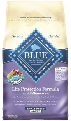 Blue Buffalo Dry Dog Food Life Protection Formula Small Breed Adult Recipe, Chicken & Rice, 15 lbs
