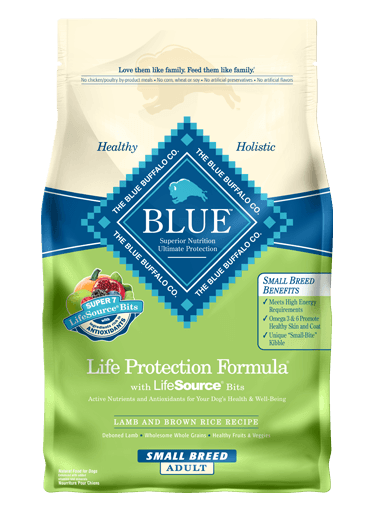 Blue Buffalo Dry Dog Food Life Protection Formula Small Breed Adult Recipe, Lamb & Rice, 6 lbs