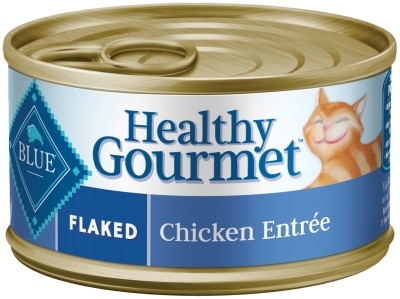 Blue Buffalo Healthy Gourmet Wet Cat Food, Flaked Chicken, 5.5 oz, 24 Pack