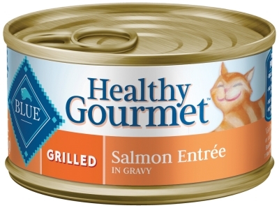 Blue Buffalo Healthy Gourmet Wet Cat Food, Grilled Salmon, 3 oz, 24 Pack