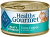 Blue Buffalo Healthy Gourmet Wet Cat Food, Meaty Morsels Tuna, 3 oz, 24 Pack