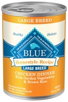 Blue Buffalo Homestyle Wet Large Breed Dog Food, Chicken, Vegetables & Rice, 12.5 oz, 12 Pack