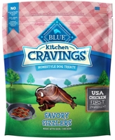 Blue Buffalo Kitchen Cravings Homestyle Dog Treats, Savory Sizzlers (Chicken), 6 oz