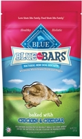 Blue Buffalo Mini Bar Natural Dog Treats, Chicken & Cheddar Cheese, 8 oz