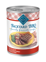 Blue Buffalo Wet Dog Food Family Favorite Recipes, Backyard BBQ, 12.5 oz, 12 Pack