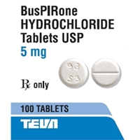 Buspirone 5 mg, 100 Tablets