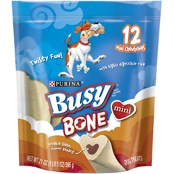 Busy Bone Mini, 21 oz - 4 Pack