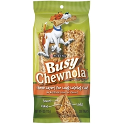 Busy Chewnola Dog Treats, 4 oz - 12 Pack