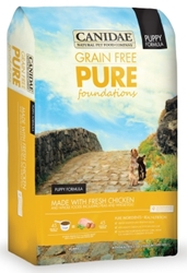 Canidae Grain-Free Pure Foundations for Puppies Dry Dog Food, Chicken, 12 lbs