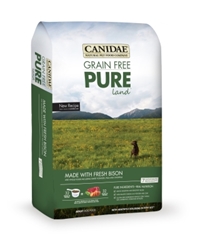 Canidae Grain-Free Pure Land Dry Dog Food, Bison, 12 lbs