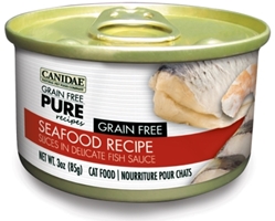 Canidae Grain-Free Pure Seafood Recipe Canned Cat Food, 3 oz, 12 Pack