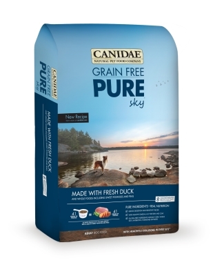 Canidae Grain-Free Pure Sky Dry Dog Food, Duck, 4 lbs