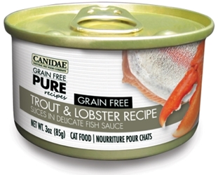Canidae Grain-Free Pure Trout & Lobster Recipe Canned Cat Food, 3 oz, 12 Pack