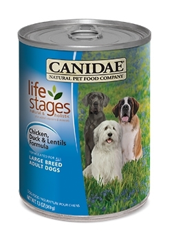 Canidae Large Breed Canned Dog Food, Duck Rice &amp; Lentil, 13 oz, 12 Pack