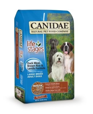 Canidae Large Breed Dry Dog Food, Duck Rice &amp; Lentil, 30 lbs