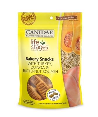 Canidae Life Stages Bakery Snack Biscuits, Turkey Quinoa &amp; Butternut Squash, 14 oz