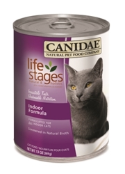 Canidae Life Stages Canned Cat Food, Indoor Formula, 13 oz, 12 Pack