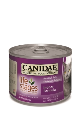 Canidae Life Stages Canned Cat Food, Indoor Formula, 5.5 oz, 12 Pack