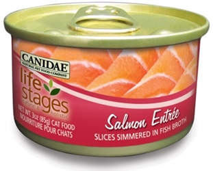 Canidae Life Stages Salmon Entree Canned Cat Food, 3 oz, 12 Pack