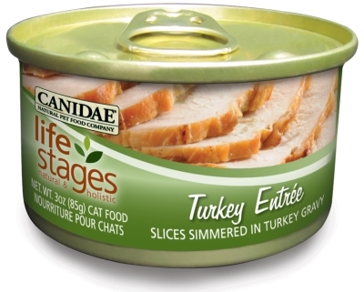Canidae Life Stages Turkey Entree Canned Cat Food, 3 oz, 12 Pack