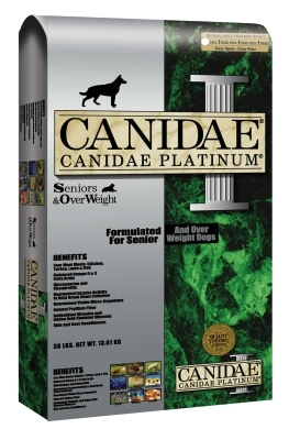 Canidae Platinum Dry Dog Food for Senior &amp; Overweight Dogs, 15 lbs