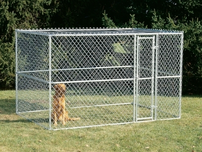 Chain Link Portable Kennel 10X6X6