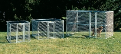 Chain Link Portable Kennel 6X4X4